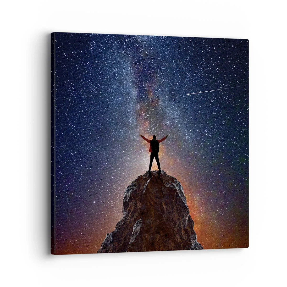 Bild auf Leinwand - Leinwandbild - Die Macht ist mit mir! - 30x30 cm