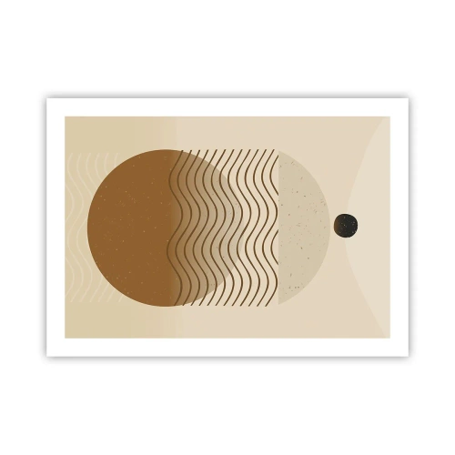 Poster - Zur Entstehung geometrischer Figuren - 70x50 cm