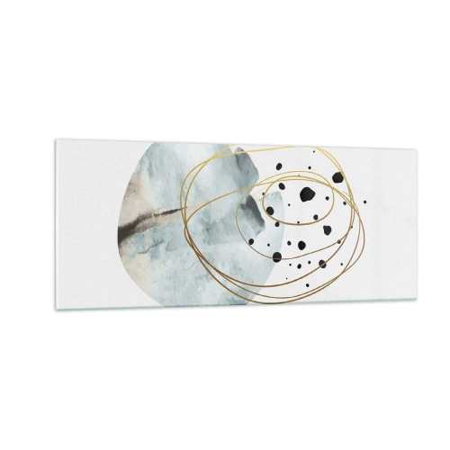Glasbild - Bild auf glas - Vom Weltraum umarmt - 100x40 cm