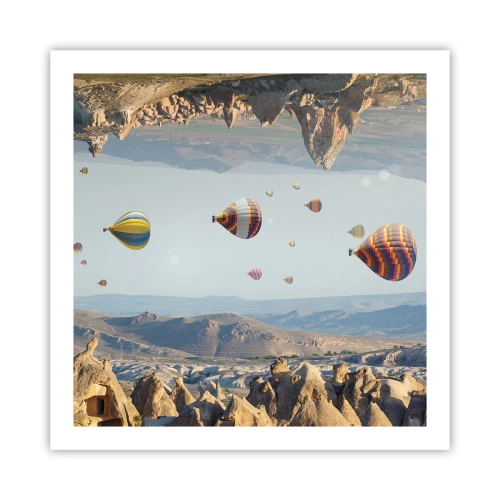 Poster - Hier ist alles möglich - 60x60 cm