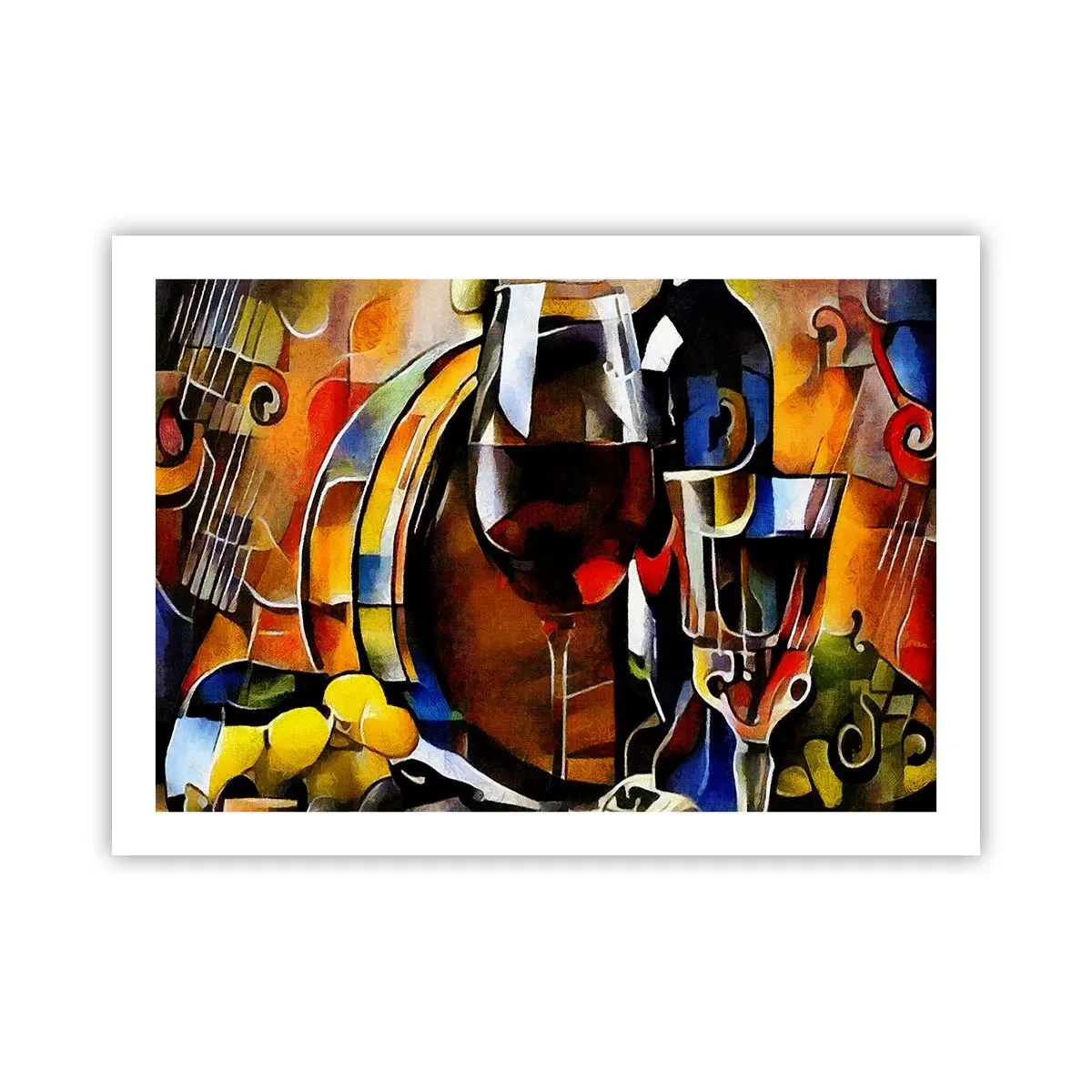 Poster - Und die Welt nimmt Farben an - 70x50 cm