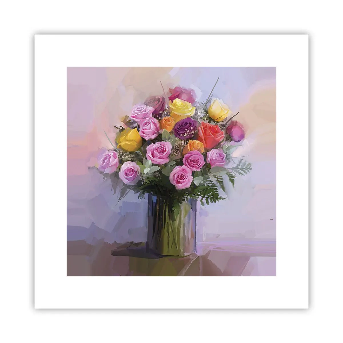 Poster - Festgehaltene Schönheit - 30x30 cm