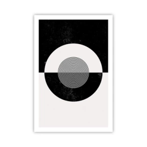 Poster - Harmonie in Schwarz und Weiß - 61x91 cm