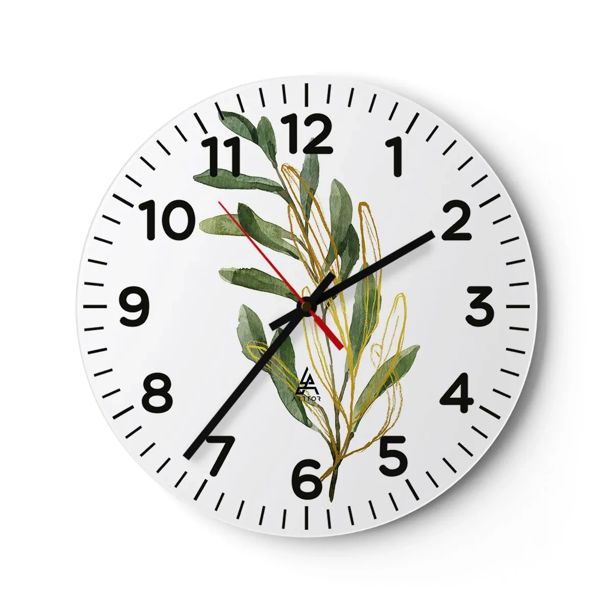 Wanduhr - Glasuhr - Alles was gut ist - 30x30 cm