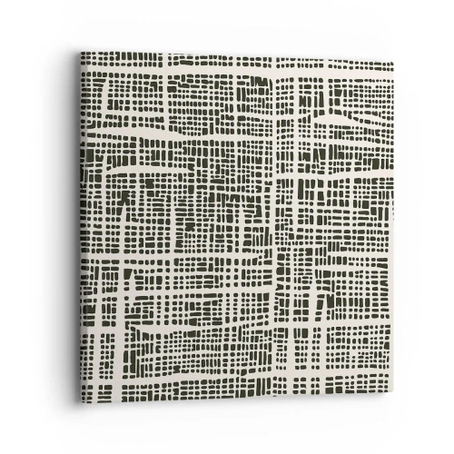 Bild auf Leinwand - Leinwandbild - Gewebte Komposition - 30x30 cm