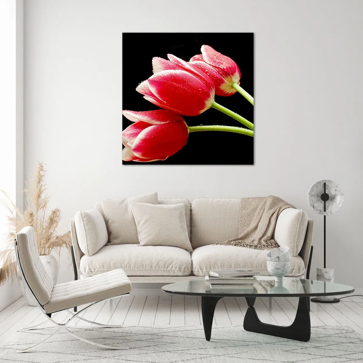 Glasbild - Bild auf glas - Ein Versprechen der reinen Liebe - 50x50 cm