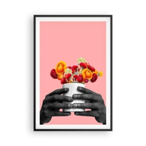 Poster in einem schwarzem Rahmen - Die Apotheose des Lebens - 61x91 cm