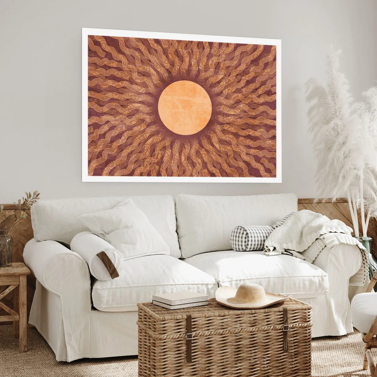 Poster - Sonnensymbol - 70x50 cm