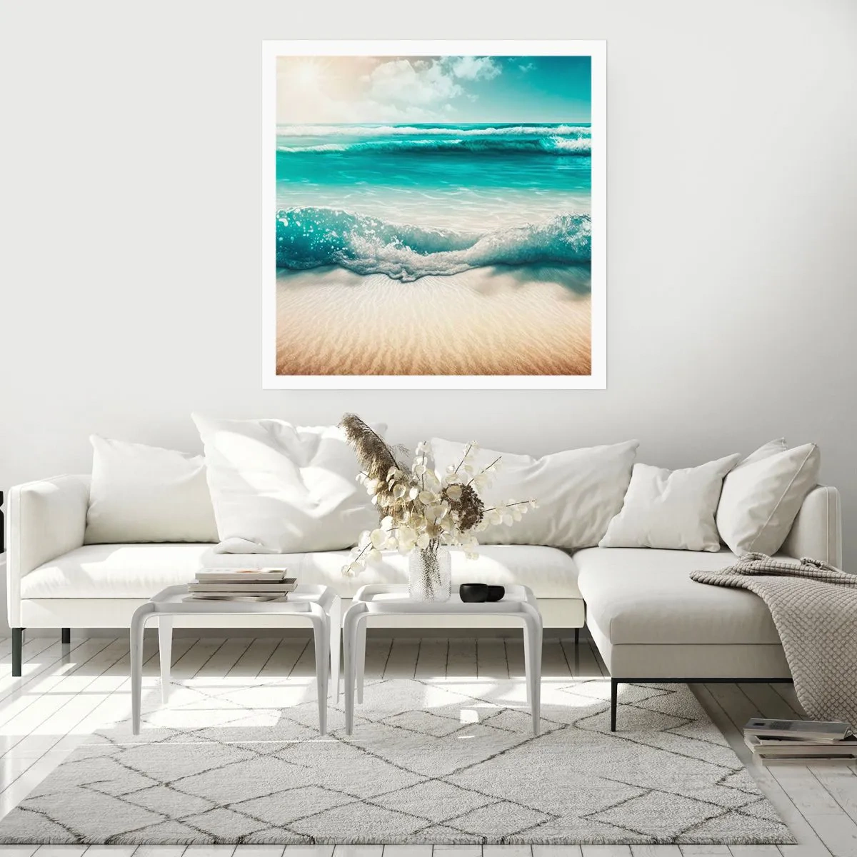 Poster - Frieden des Ozeans - 30x30 cm