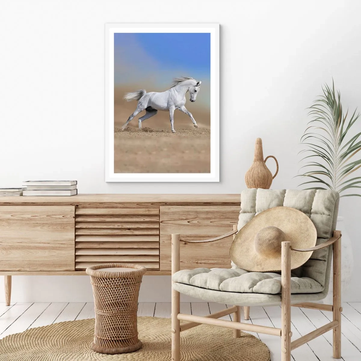 Poster in einem weißen Rahmen - Die schönste arabische Sage - 70x100 cm