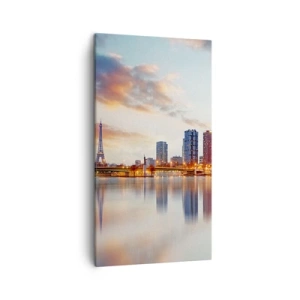 Bild auf Leinwand - Leinwandbild - Die monumentale Ruhe von Paris - 45x80 cm