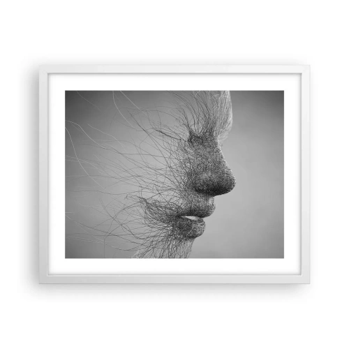 Poster in einem weißen Rahmen - Der Geist des Windes - 50x40 cm