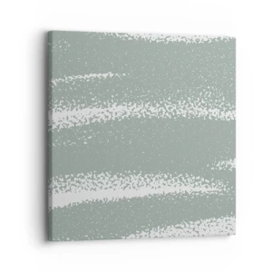 Bild auf Leinwand - Leinwandbild - Abstraktion im Winterklima - 30x30 cm