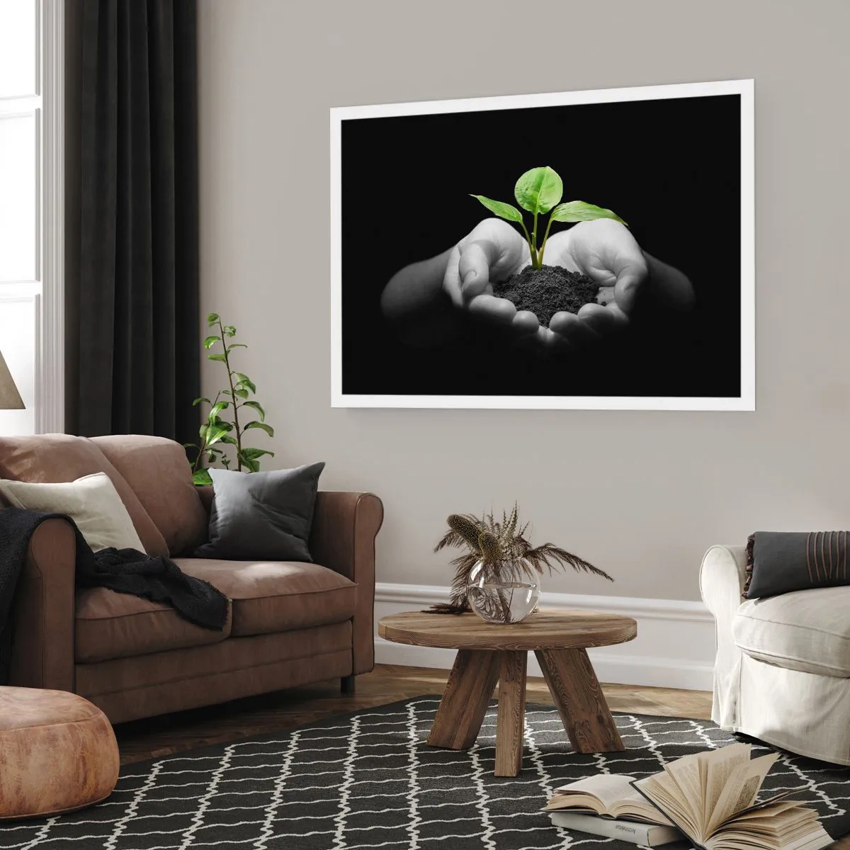 Poster - Ich liebe die Natur, ich beschütze sie - 91x61 cm