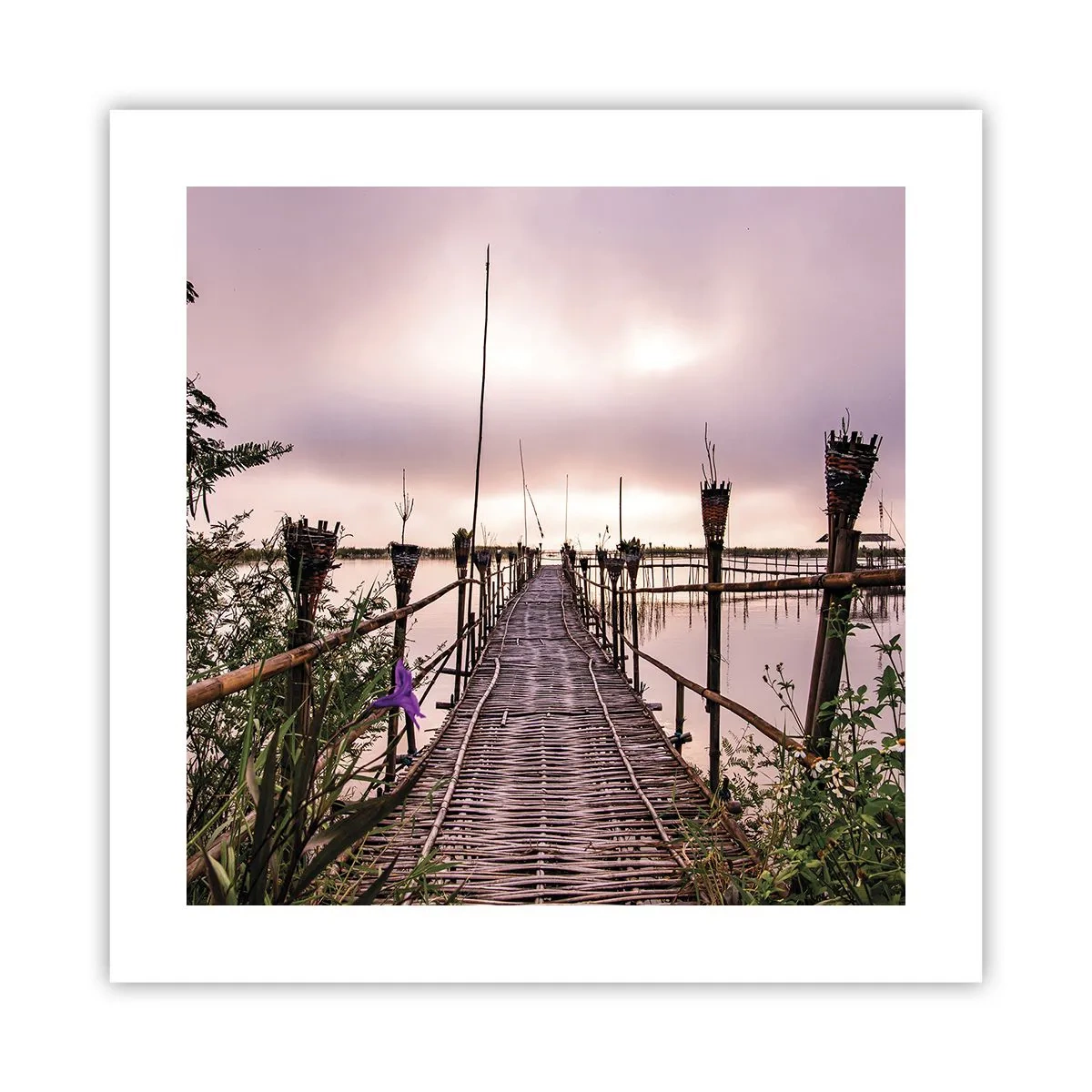 Poster - Frieden und Ruhe Asiens - 40x40 cm