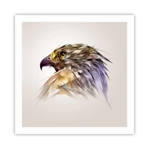 Poster - Porträt eines Kriegers - 60x60 cm