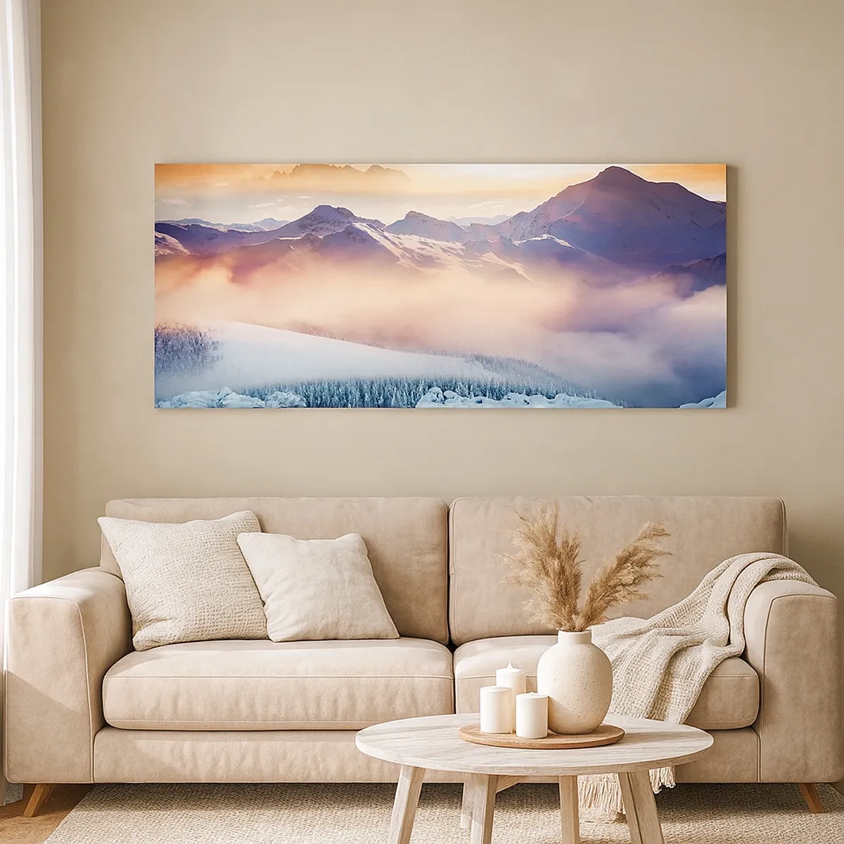 Bild auf Leinwand - Leinwandbild - Die Kraft und Reinheit der Natur - 30x30 cm