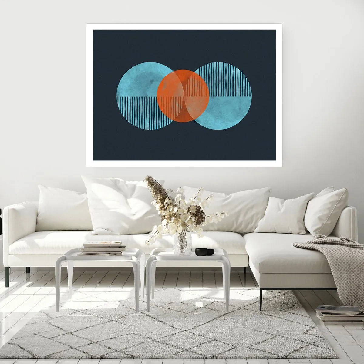 Poster - Symmetrische Komposition - 50x40 cm