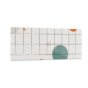 Glasbild - Bild auf glas - Gefangen. Wir oder sie? - 100x40 cm