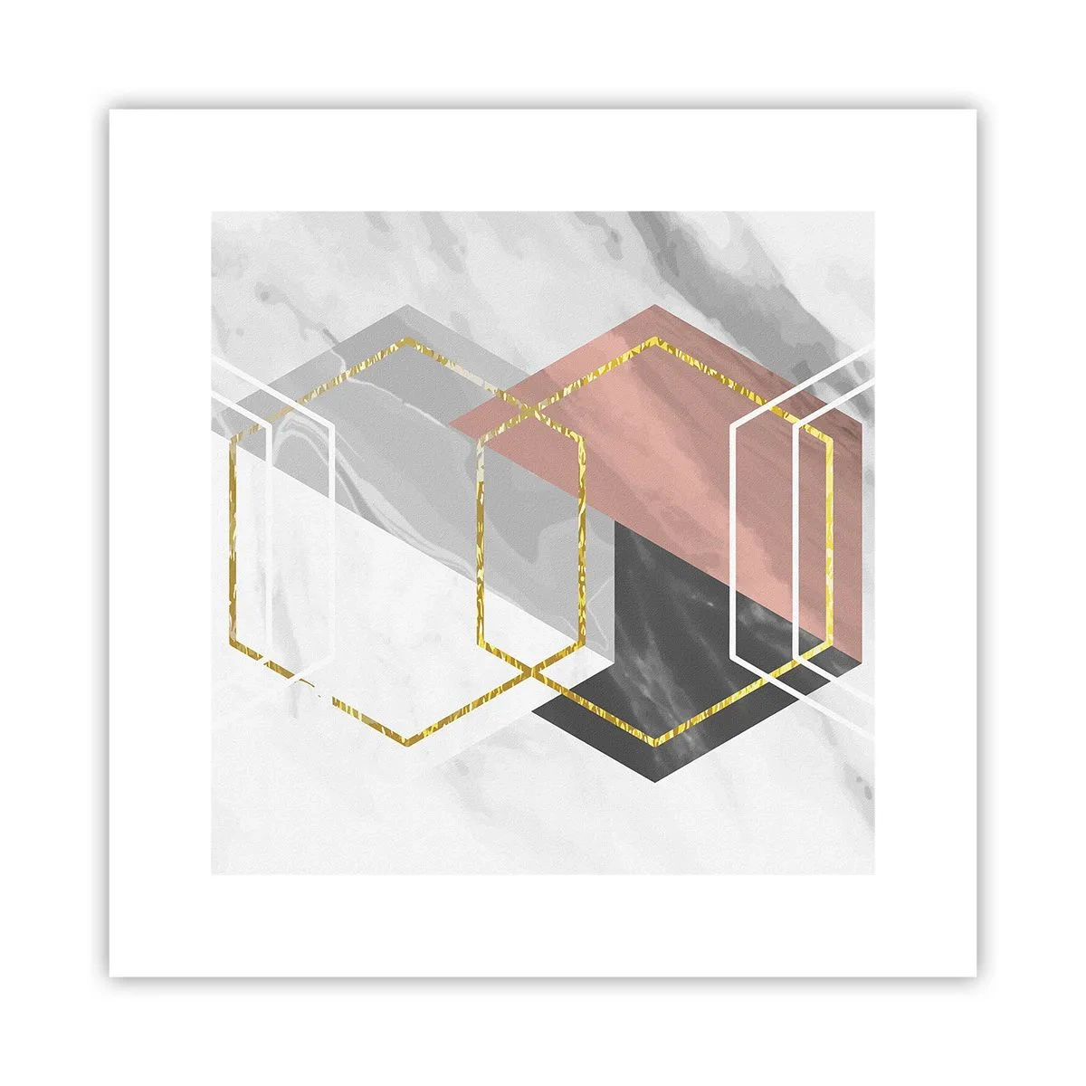 Poster - Kettenkomposition - 30x30 cm