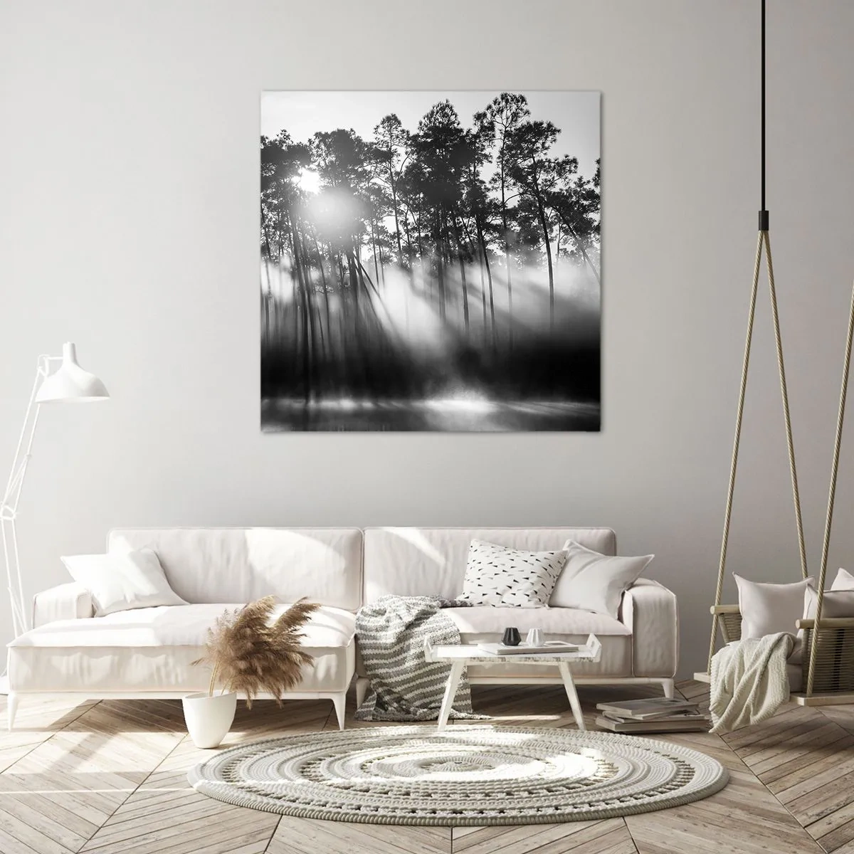 Bild auf Leinwand - Leinwandbild - Unaufhaltsame Sonne - 60x60 cm