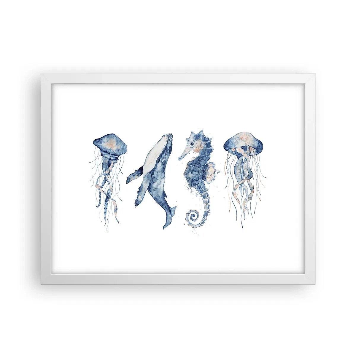 Poster in einem weißen Rahmen - Meereswunder - 40x30 cm
