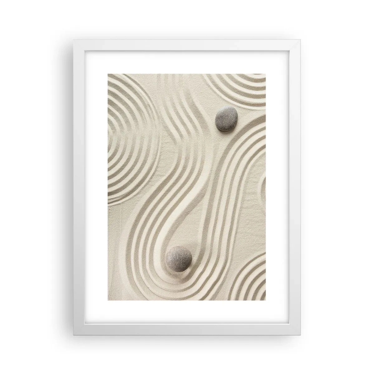 Poster in einem weißen Rahmen - Ein Hauch von Wärme - 30x40 cm