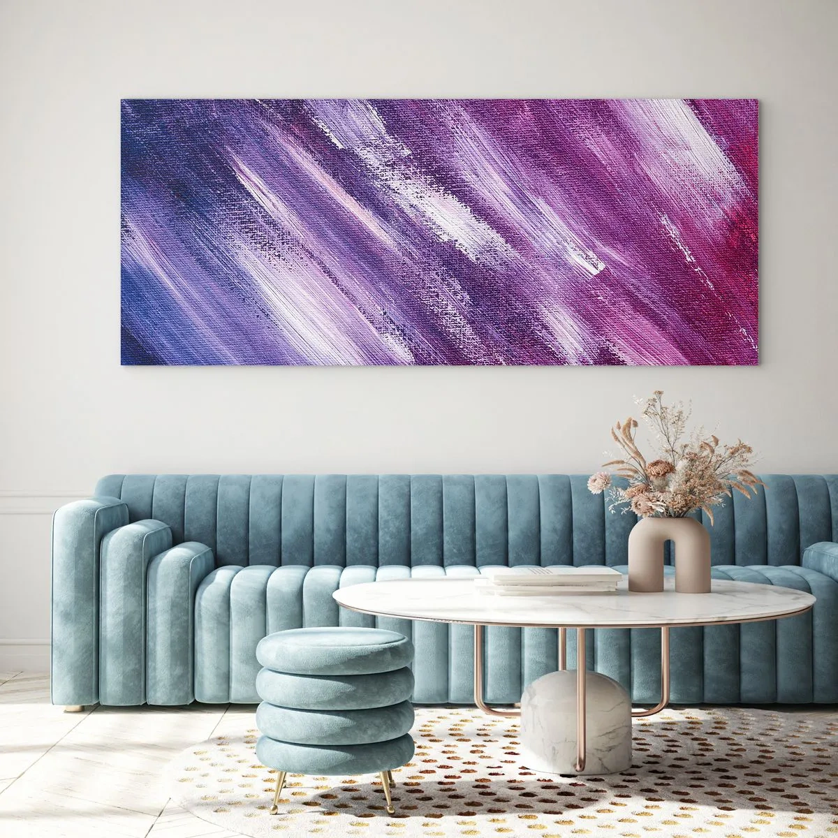 Glasbild - Bild auf glas - Wenn der sonnige Wind weht - 100x40 cm