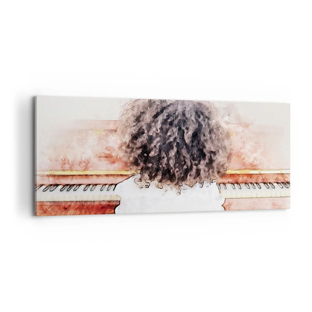 Bild auf Leinwand - Leinwandbild - In der neuen Welt - 100x40 cm