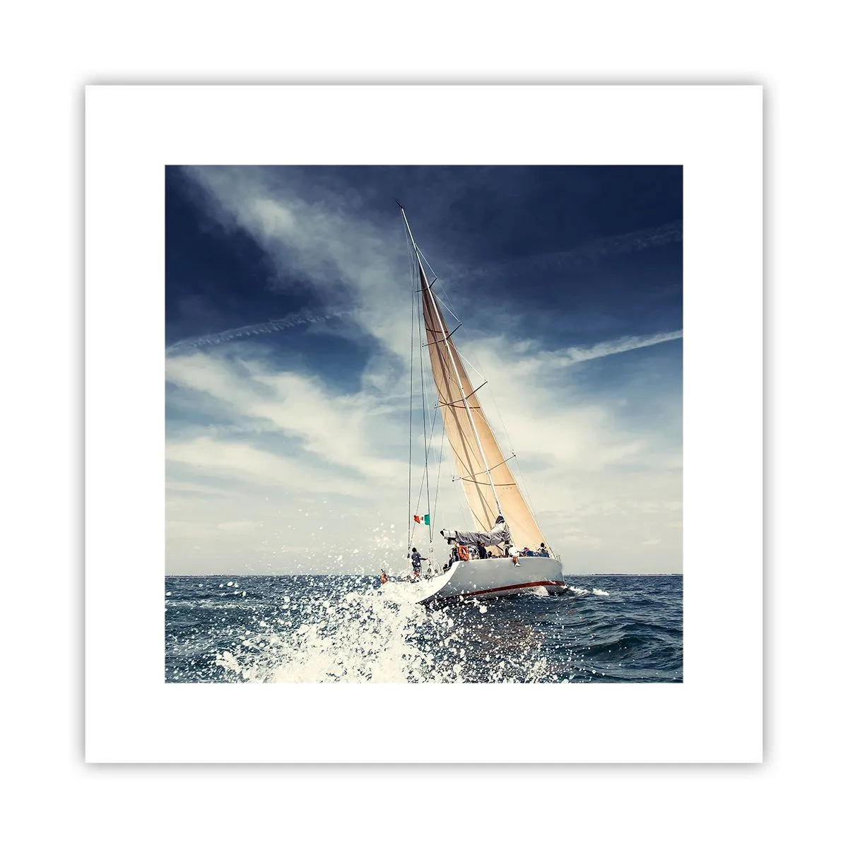 Poster - Sie werden uns nicht einholen! - 30x30 cm