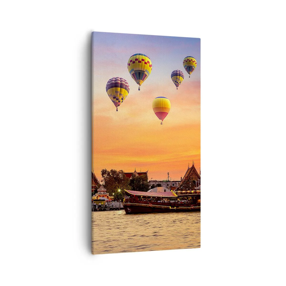 Bild auf Leinwand - Leinwandbild - Hier werden Märchen geboren - 55x100 cm