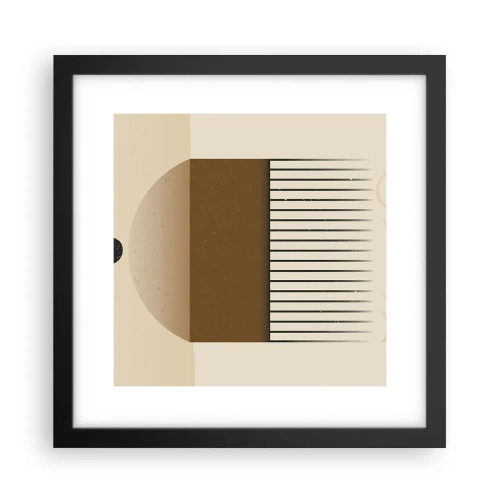 Poster in einem schwarzem Rahmen - Verschiedene Staaten - 30x30 cm
