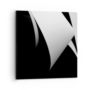 Bild auf Leinwand - Leinwandbild - Lichtflächen aus der Schattentiefe - 70x70 cm