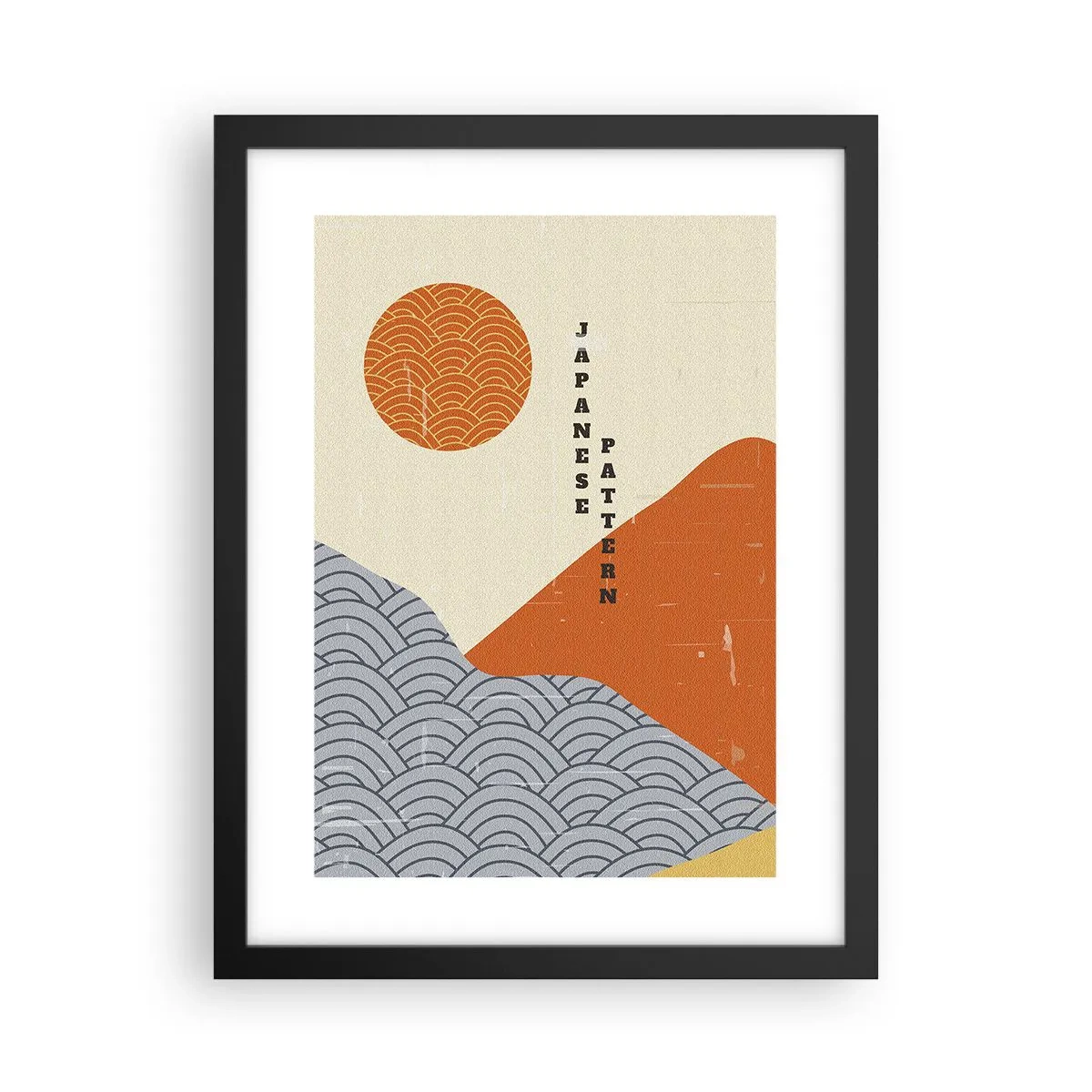 Poster in einem schwarzem Rahmen - Im japanischen Geist - 30x40 cm