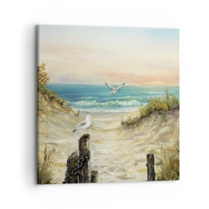 Bild auf Leinwand - Leinwandbild - Windlose Abgeschiedenheit - 70x70 cm