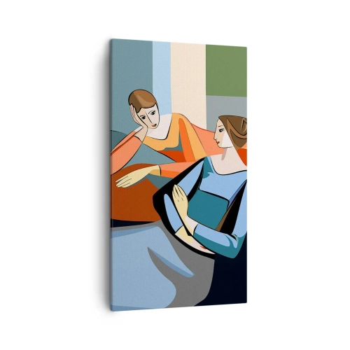 Bild auf Leinwand - Leinwandbild - Moment der Zuversicht - 45x80 cm