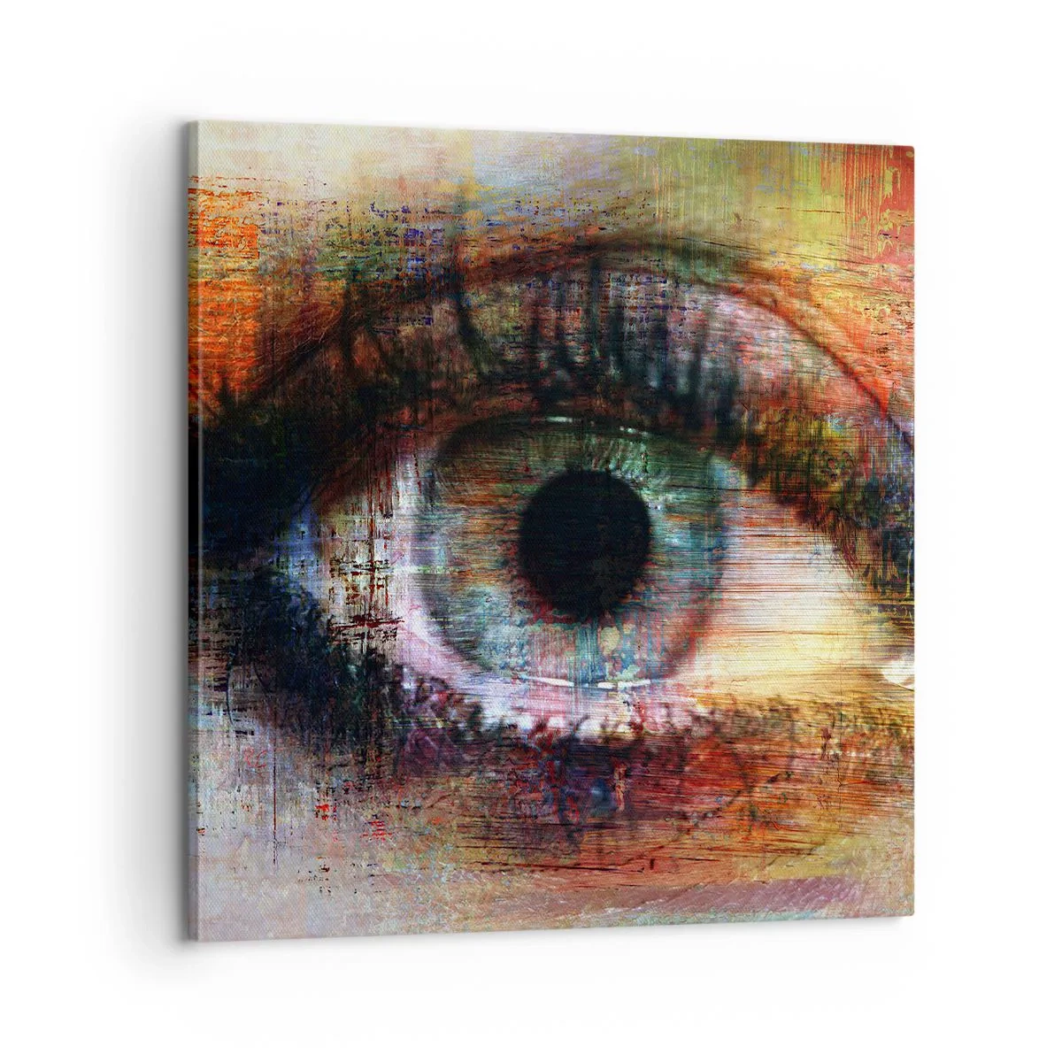 Bild auf Leinwand - Leinwandbild - Du kannst in die Seele sehen - 60x60 cm