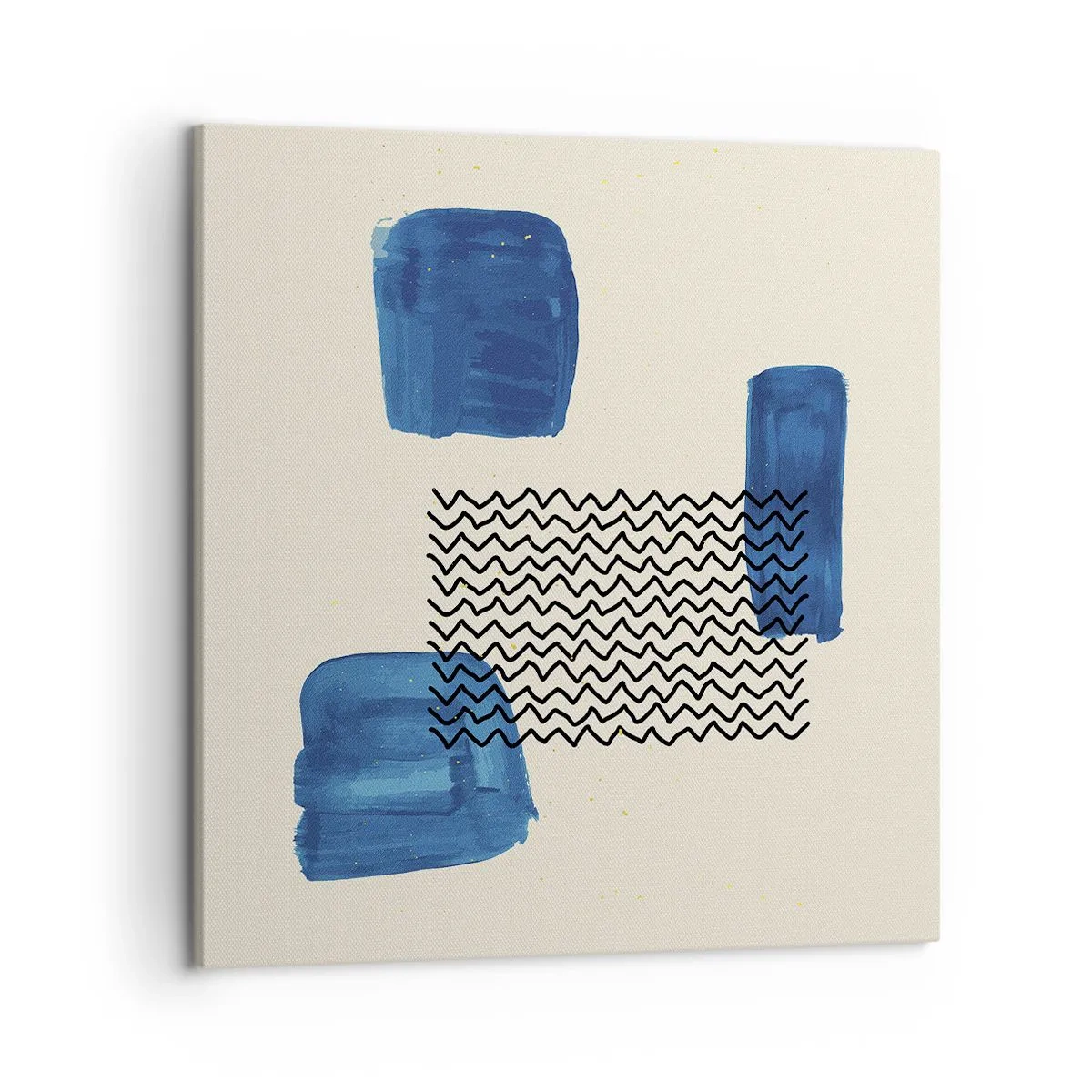 Bild auf Leinwand - Leinwandbild - Ein abstraktes Quartett - 50x50 cm