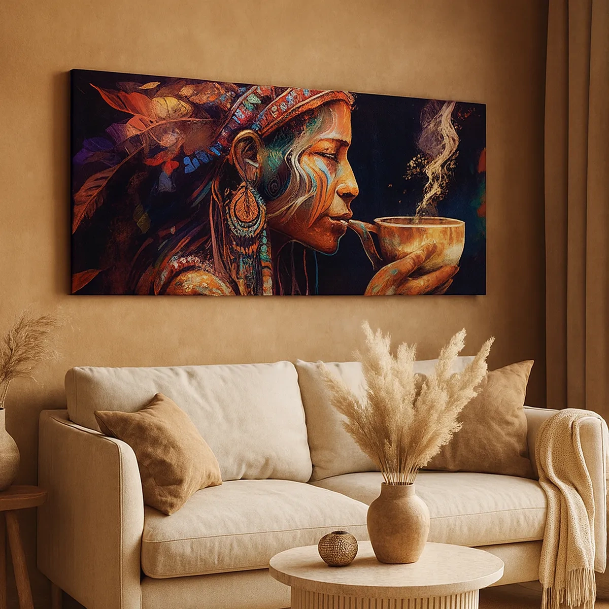 Bild auf Leinwand - Leinwandbild - Magisches Ritual - 30x30 cm