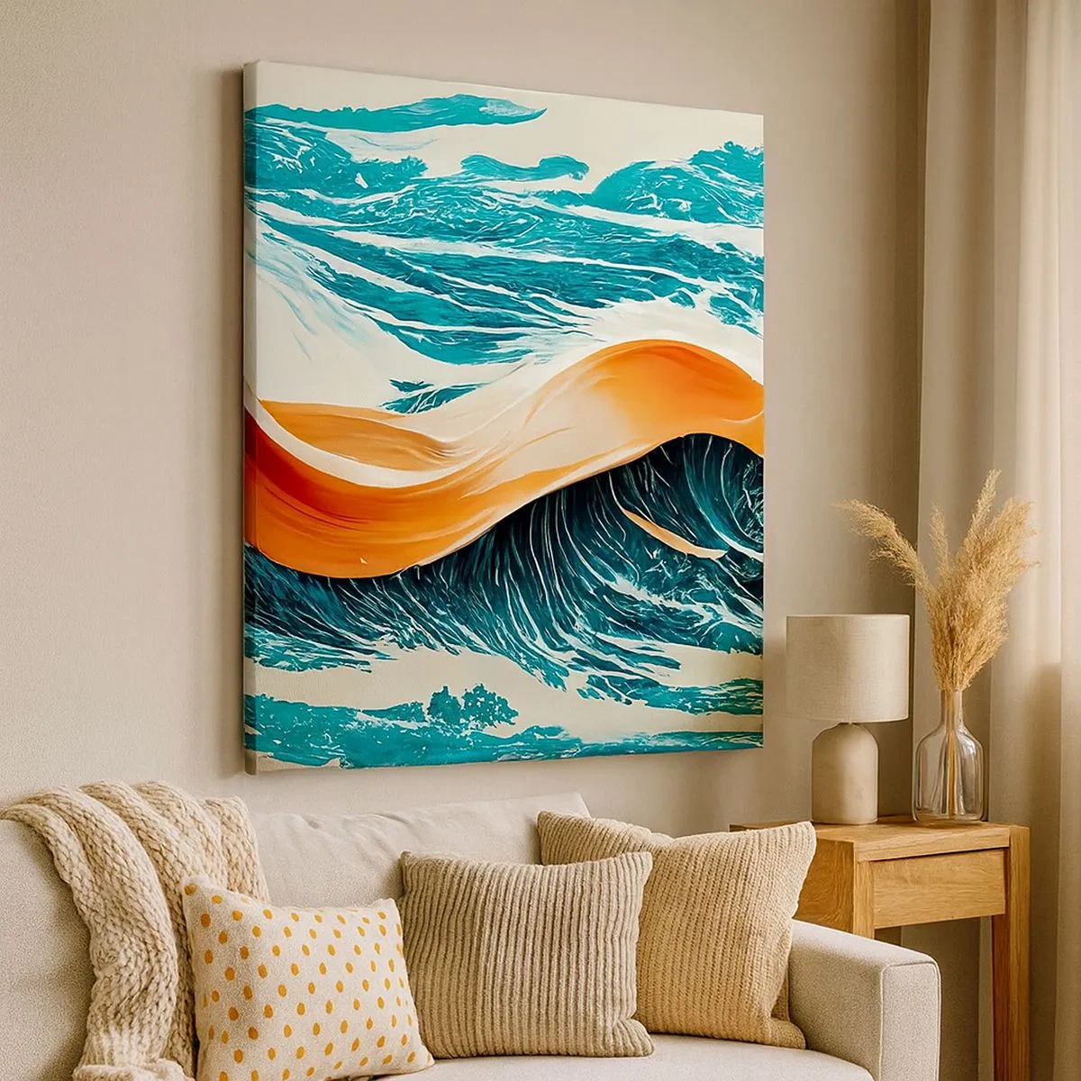Bild auf Leinwand - Leinwandbild - Traum eines Surfers - 30x30 cm