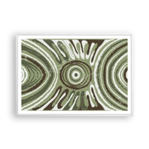 Poster in einem weißen Rahmen - Explosion von Emotionen - 100x70 cm