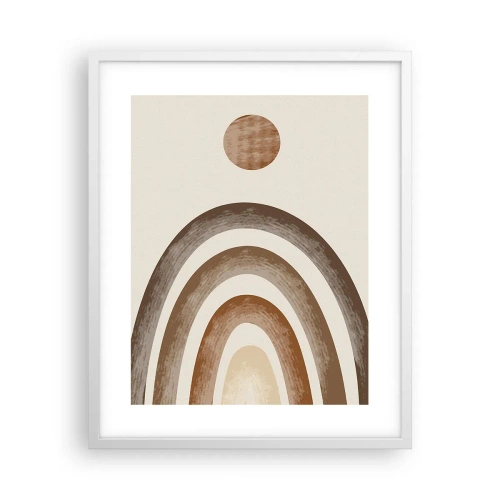 Poster in einem weißen Rahmen - In einer weit entfernten Galaxie - 40x50 cm