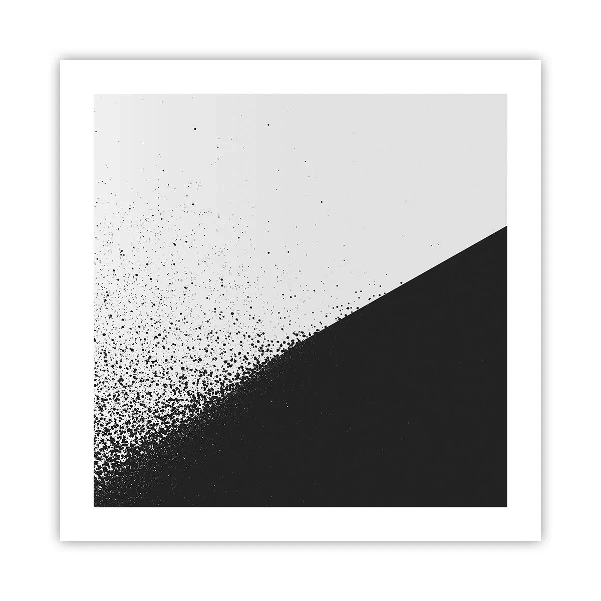 Poster - Immer schneller, immer mehr - 50x50 cm