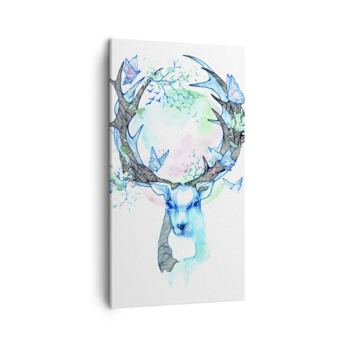 Bild auf Leinwand - Leinwandbild - Die Kraft und Feinheit der Natur - 45x80 cm