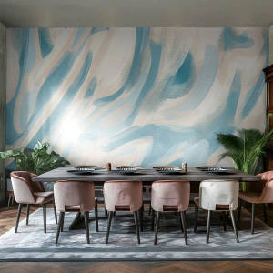 Maßgeschneiderte Fototapete Premium Sand - Frühlingsbrisen - Stück, Hell, Pastell