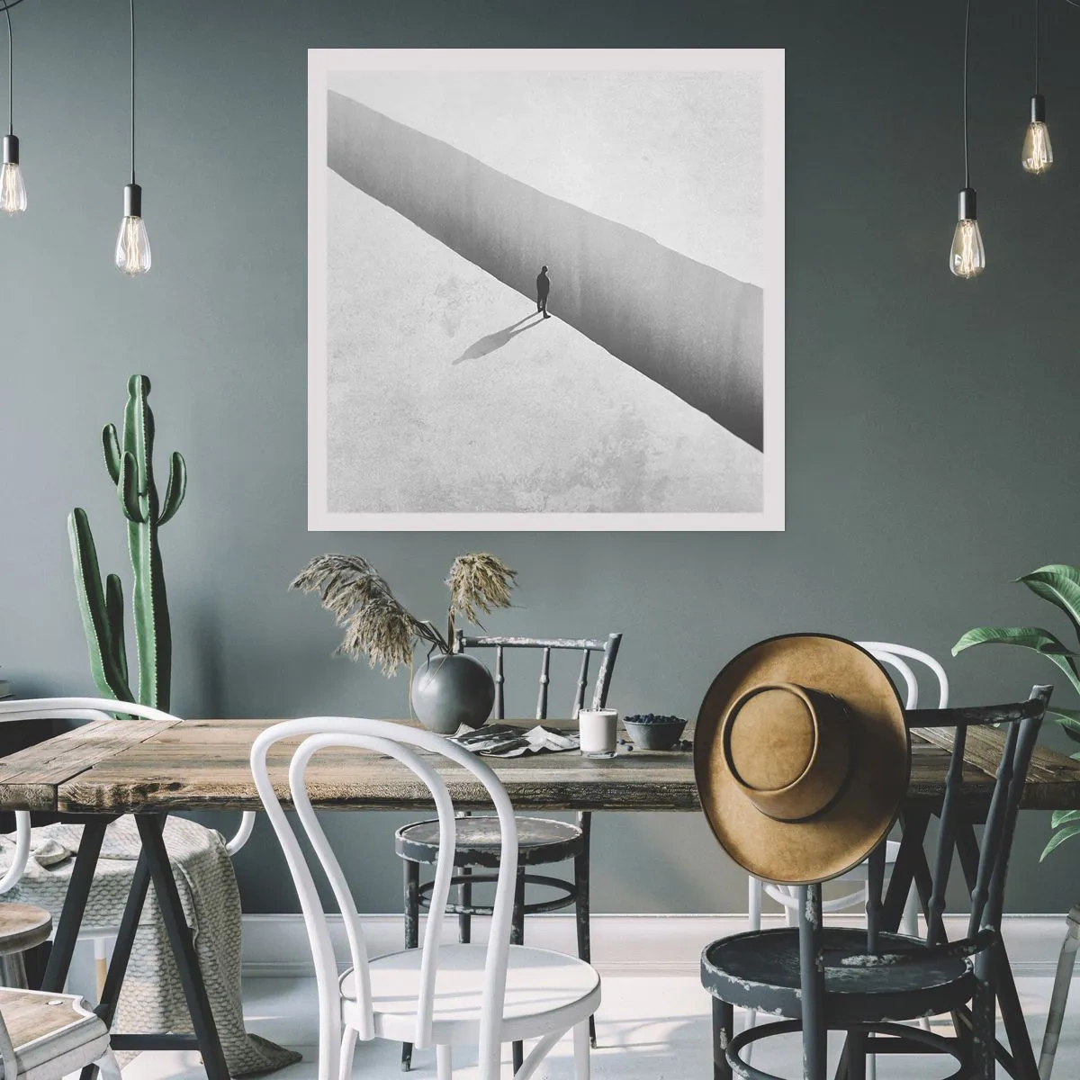 Poster - Klares Ziel - 50x50 cm