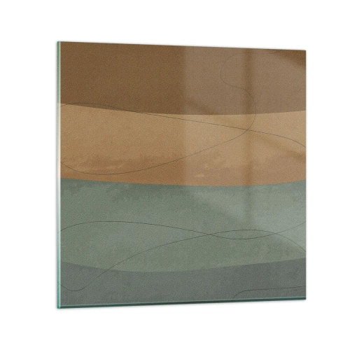 Glasbild - Bild auf glas - Horizontale Komposition - 30x30 cm