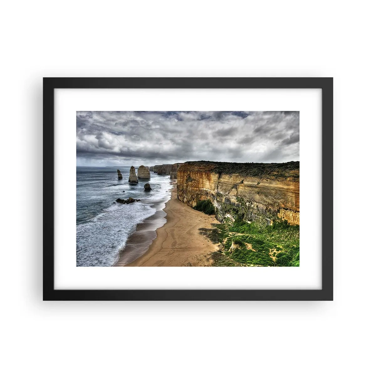 Poster in einem schwarzem Rahmen - Rohe Schönheit - 40x30 cm