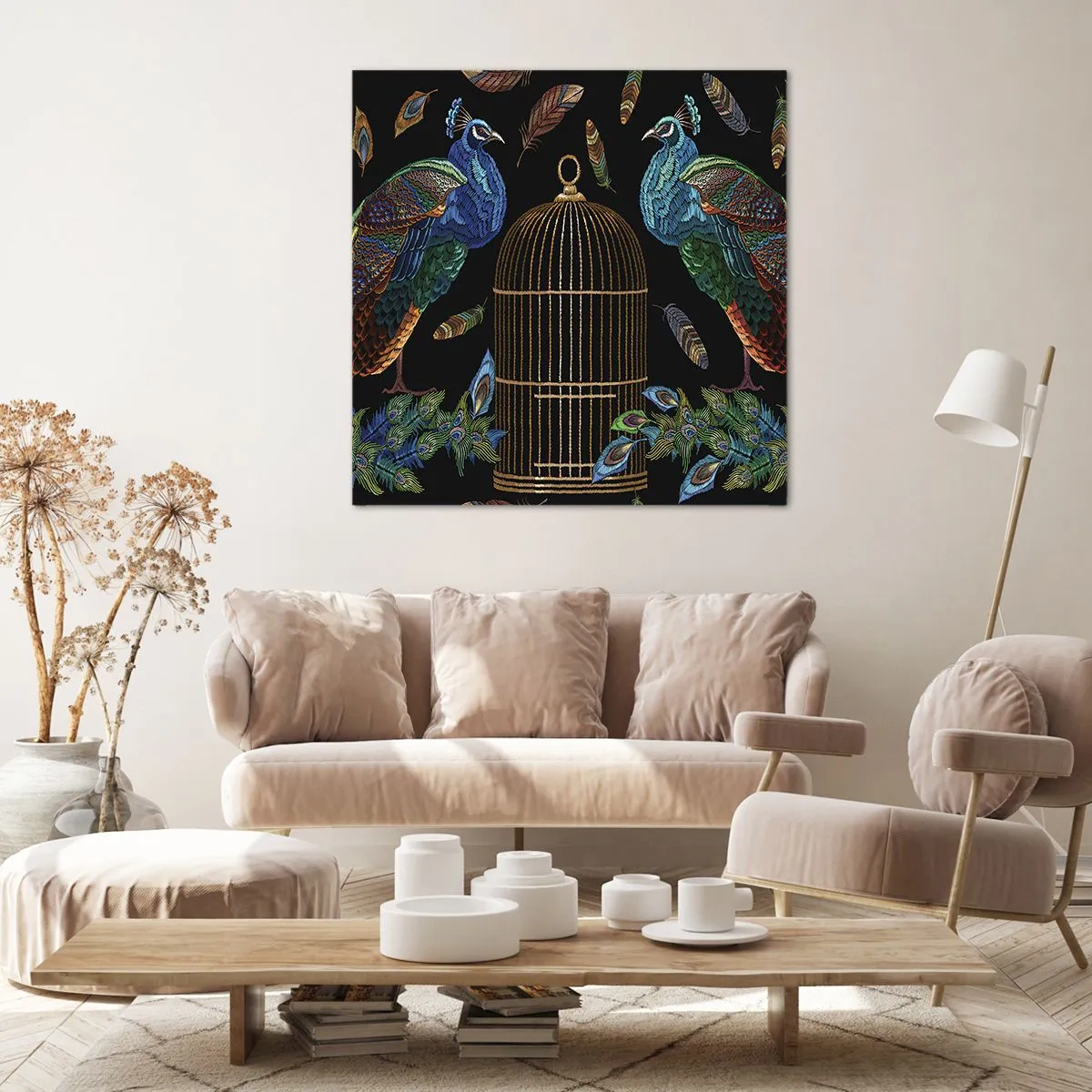 Bild auf Leinwand - Leinwandbild - In königlichen Gewändern - 50x50 cm