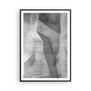 Poster in einem schwarzem Rahmen - Eine echte Herausforderung - 70x100 cm